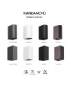 KANDANCHU * APLIQUE EXTERIOR 2L*GU10 CORTEN
